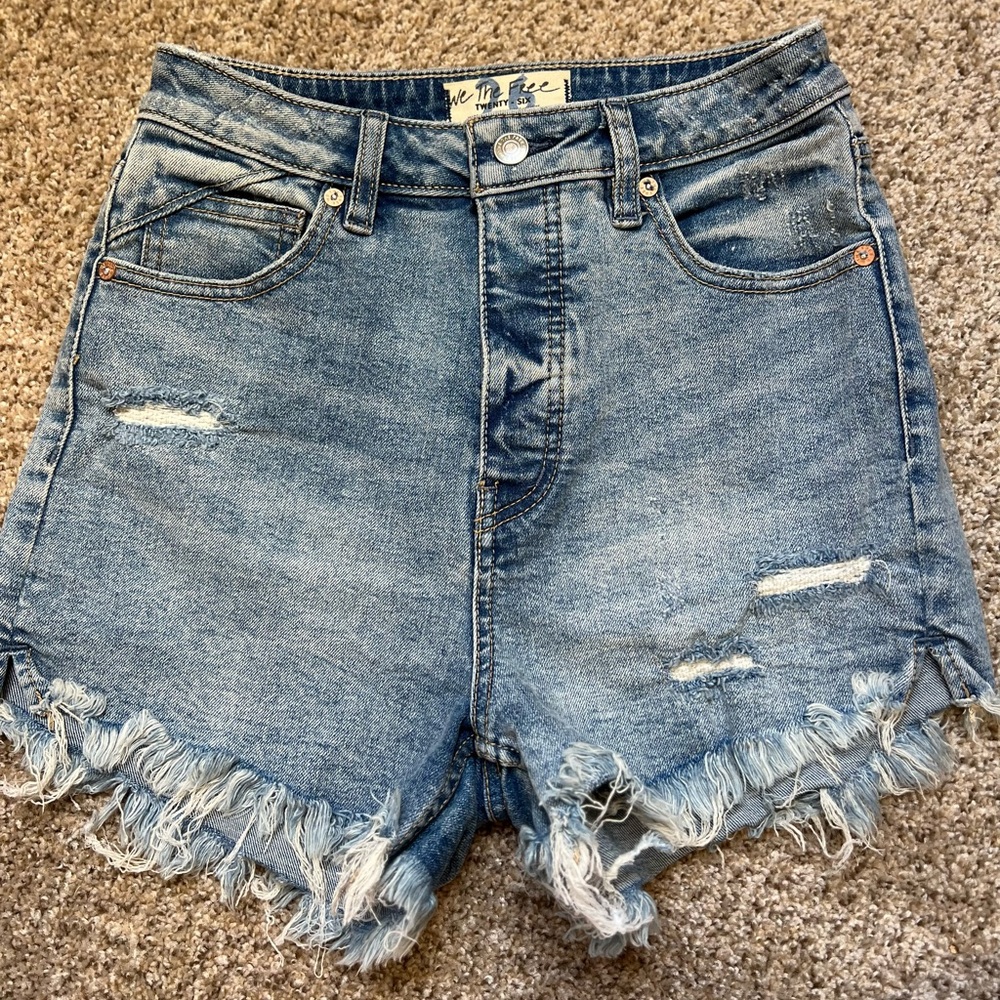 We the Free CRVY jean shorts